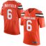 Nike Cleveland Browns #6 Baker Mayfield Orange Alternate Mens Stitched NFL Elite Jersey