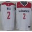 Washington Wizards #2 John Wall White Stitched Revolution 30 NBA Jersey