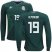 Mexico #19 O.Pineda Home Long Sleeves Soccer Country Jersey