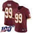 Nike Washington Football Team #99 Chase Young Burgundy Red Team Color Youth Stitched NFL 100th Season Vapor Untouchable Limited Jersey