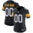 Nike Pittsburgh Steelers Customized Black Alternate Stitched Vapor Untouchable Limited Womens NFL Jersey