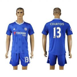 Chelsea #13 Courtois Home Soccer Club Jersey