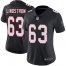 Nike Atlanta Falcons #63 Chris Lindstrom Black Alternate Womens Stitched NFL Vapor Untouchable Limited Jersey