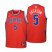 Detroit Detroit Pistons #5 Frank Jackson Youth Nike Red 2021/22 Swingman Jersey – City Edition Youth