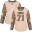 Adidas Tampa Bay Lightning #71 Anthony Cirelli Camo Authentic 2017 Veterans Day Womens Stitched NHL Jersey