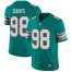 Nike Miami Dolphins #98 Raekwon Davis Aqua Green Alternate Mens Stitched NFL Vapor Untouchable Limited Jersey