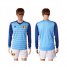 Belgium Blank Blue Goalkeeper Long Sleeves Soccer Country Jersey