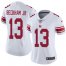 Nike New York Giants #13 Odell Beckham Jr White Womens Stitched NFL Vapor Untouchable Limited Jersey