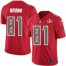 Nike Tampa Bay Buccaneers #81 Antonio Brown Red Mens Super Bowl LV Bound Stitched NFL Limited Rush Jersey