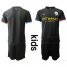Manchester City Blank Away Kid Soccer Club Jersey