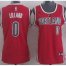 Womens Portland Trail Blazers #0 Damian Lillard Red Alternative Stitched NBA Jersey