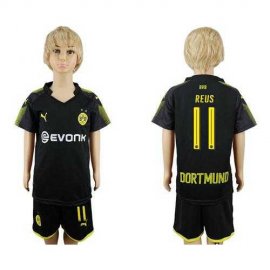 Dortmund #11 Reus Away Kid Soccer Club Jersey