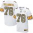 Nike Pittsburgh Steelers #78 Alejandro Villanueva White/Camo Mens Stitched NFL Elite Jersey