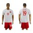 Poland #19 Zielinski Home Soccer Country Jersey