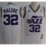 Utah Jazz 32 Karl Malone White Swingman NBA Jerseys Cheap
