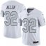 Nike Las Vegas Raiders #32 Marcus Allen White Mens Stitched NFL Limited Rush Jersey