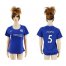 Womens Chelsea #5 Zouma Home Soccer Club Jersey