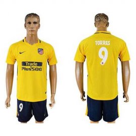 Atletico Madrid #9 Torres Away Soccer Club Jersey