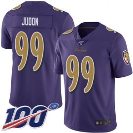Nike Baltimore Ravens #99 Matthew Judon Purple Youth Stitched NFL Limited Rush 100th Season Jersey