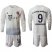 Bayern Munchen #9 Lewandowski Away Long Sleeves Soccer Club Jersey