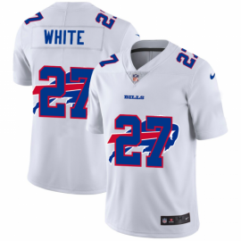 Buffalo Buffalo Bills #27 TreDavious White White Mens Nike Team Logo Dual Overlap Limited NFL Jersey