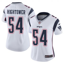 Nike New England Patriots #54 Donta Hightower White Womens Stitched NFL Vapor Untouchable Limited Jersey