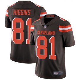 Nike Cleveland Browns #81 Rashard Higgins Brown Team Color Mens Stitched NFL Vapor Untouchable Limited Jersey