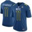 Nike Arizona Cardinals #11 Larry Fitzgerald Navy Mens Stitched NFL Game NFC 2017 Pro Bowl Jersey