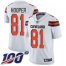 Nike Cleveland Browns #81 Austin Hooper White Youth Stitched NFL 100th Season Vapor Untouchable Limited Jersey