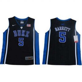 Youth Duke Blue Devils #5 R.J. Barrett Black Blue Basketball Elite Stitched NCAA Jersey