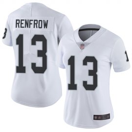 Nike Las Vegas Raiders #13 Hunter Renfrow White Womens Stitched NFL Vapor Untouchable Limited Jersey