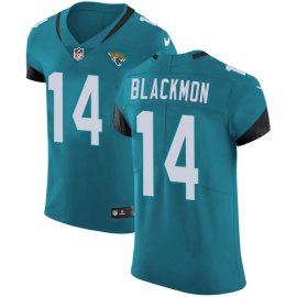 Nike Jacksonville Jaguars #14 Justin Blackmon Teal Green Alternate Mens Stitched NFL Vapor Untouchable Elite Jersey