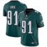 Nike Philadelphia Eagles #91 Fletcher Cox Midnight Green Team Color Mens Stitched NFL Vapor Untouchable Limited Jersey