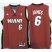 Kids Miami Heat 6 LeBron James Red Revolution 30 Swingman Jerseys Cheap