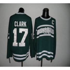 Toronto Maple Leafs CCM Throwback #17 Wendel Clark Green Stitched NHL Jersey