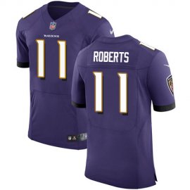 Nike Baltimore Ravens #11 Seth Roberts Purple Team Color Mens Stitched NFL Vapor Untouchable Elite Jersey