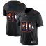 Denver Broncos #30 Phillip Lindsay Mens Nike Team Logo Dual Overlap Limited NFL Jersey Black