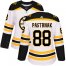 Adidas Boston Bruins #88 David Pastrnak White Road Authentic Womens Stitched NHL Jersey