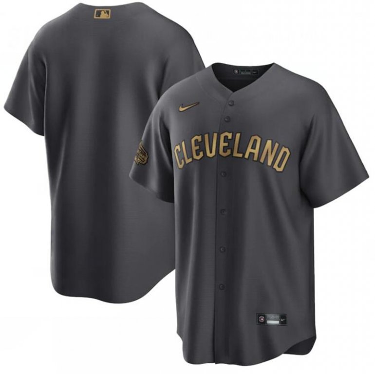 Guardians Blank Charcoal Nike 2022 MLB All Star Cool Base Jersey Guardians Blank Charcoal Nike 2022 MLB All Star Cool Base Jersey