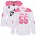 Adidas Dallas Stars #55 Thomas Harley White/Pink Authentic Fashion Womens 2020 Stanley Cup Final Stitched NHL Jersey