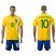 Brazil #10 Ronaldinho Home Soccer Country Jersey
