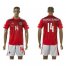 Austria #14 Baumgartlinger Red Home Soccer Country Jersey