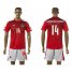Austria #14 Baumgartlinger Red Home Soccer Country Jersey