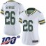 Nike Green Bay Packers #26 Darnell Savage White Womens Stitched NFL 100th Season Vapor Limited Jersey