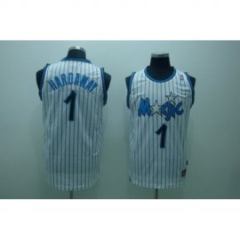 Orlando Magic 1 Penny hardaway white black stripe Jerseys Cheap