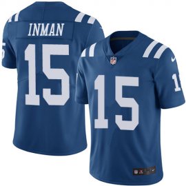 Nike Indianapolis Colts #15 Dontrelle Inman Royal Blue Team Color Mens Stitched NFL Vapor Untouchable Limited Jersey