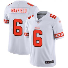 Nike Cleveland Browns #6 Baker Mayfield White Mens Stitched NFL Limited Team Logo Fashion Jersey