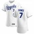 Kansas City Royals #7 Maikel Franco Mens Nike White Home 2020 Authentic Player MLB Jersey