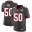 Tampa Bay Buccaneers #50 Vita Vea Mens Super Bowl LV Bound Nike Pewter Alternate Vapor Limited Jersey