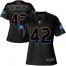 Nike Detroit Lions #42 Devon Kennard Black Womens NFL Fashion Game Jersey